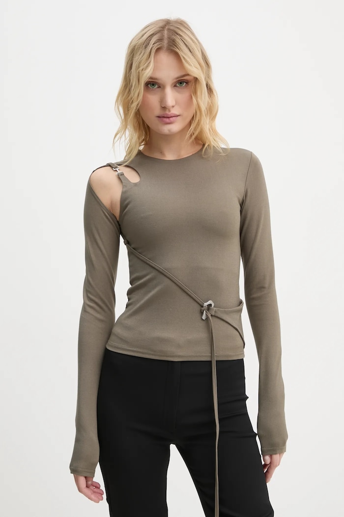 Heliot Emil longsleeve verde AW24.W.13.071.DG23