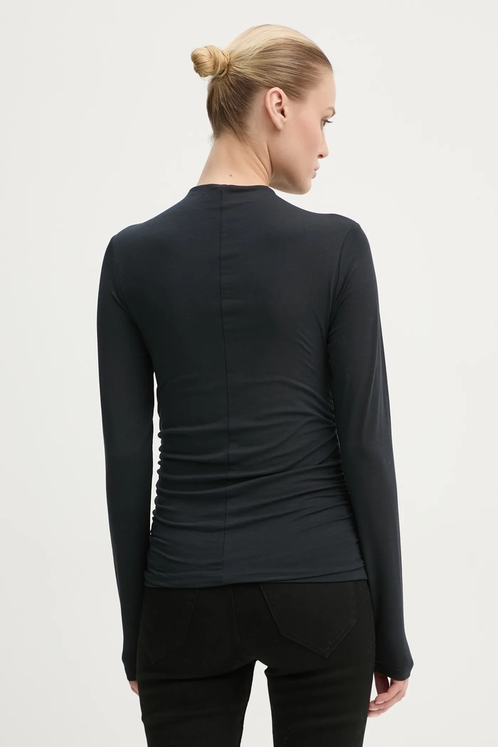 Odzież Abercrombie & Fitch longsleeve KI139.4795.900 czarny