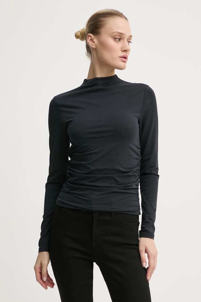 Abercrombie & Fitch longsleeve czarny KI139.4795.900