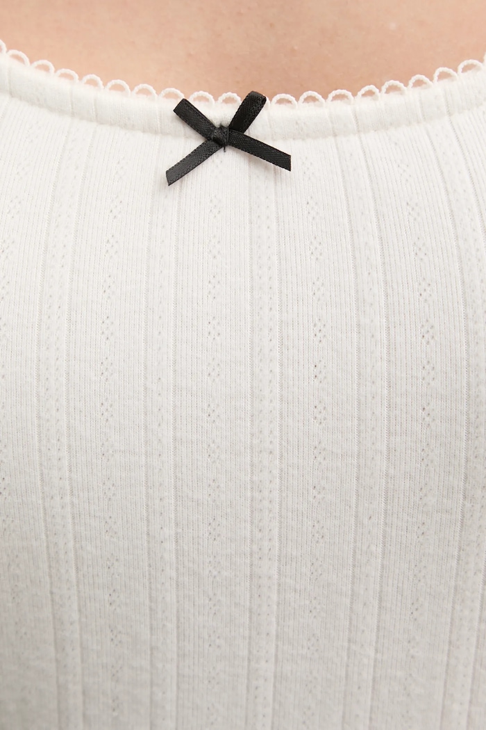 Abercrombie & Fitch longsleeve piżamowy KI146.4045.178 beżowy