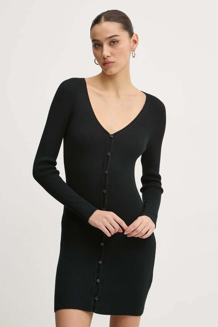 Haljina Abercrombie & Fitch KI159.5073.900 crna AW24