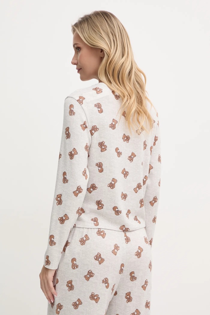Odzież Hollister Co. longsleeve piżamowy KI346.4060.208 szary