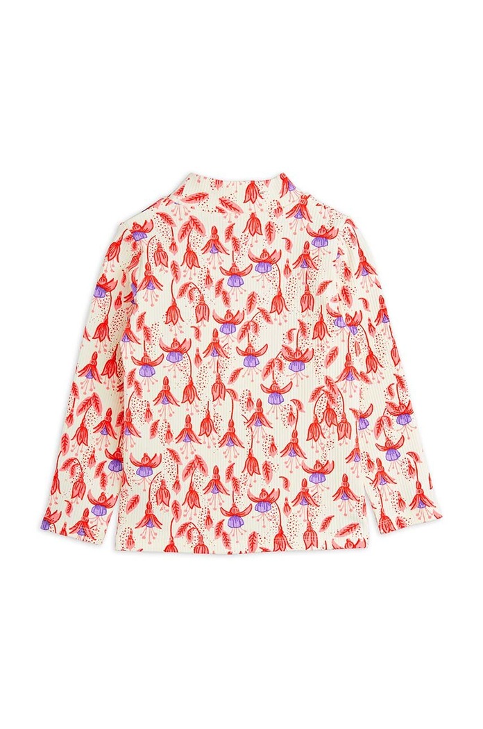 Бебешка блуза с дълги ръкави Mini Rodini Fuchsia 2472012442 червен AW24