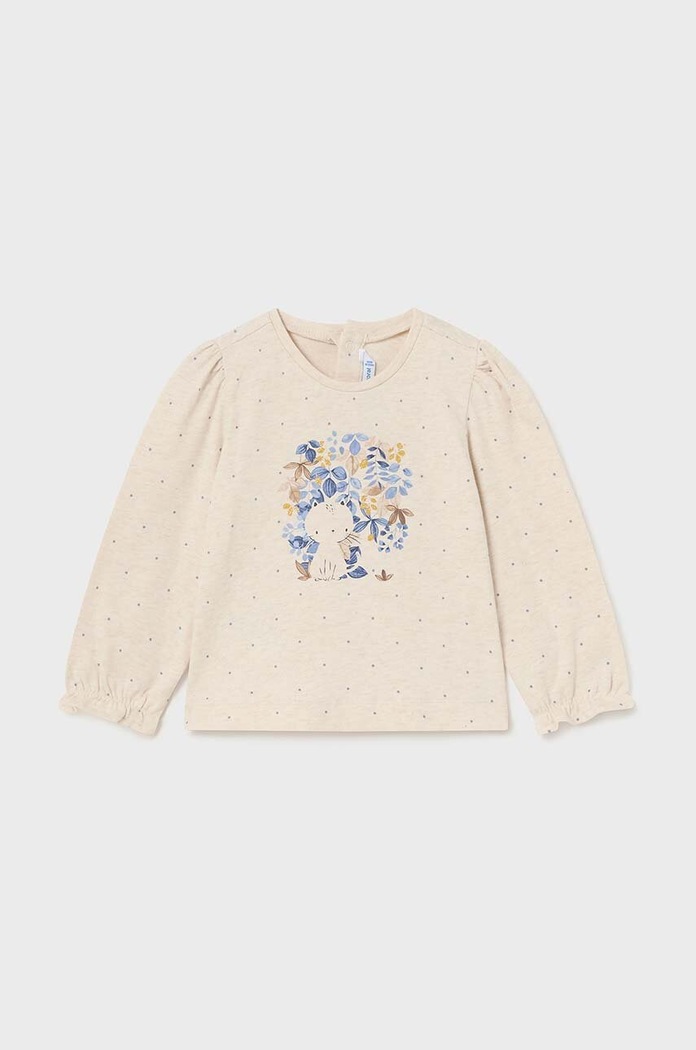 Mayoral longsleeve bebelusi print albastru 2049.4D.Baby.9BYH