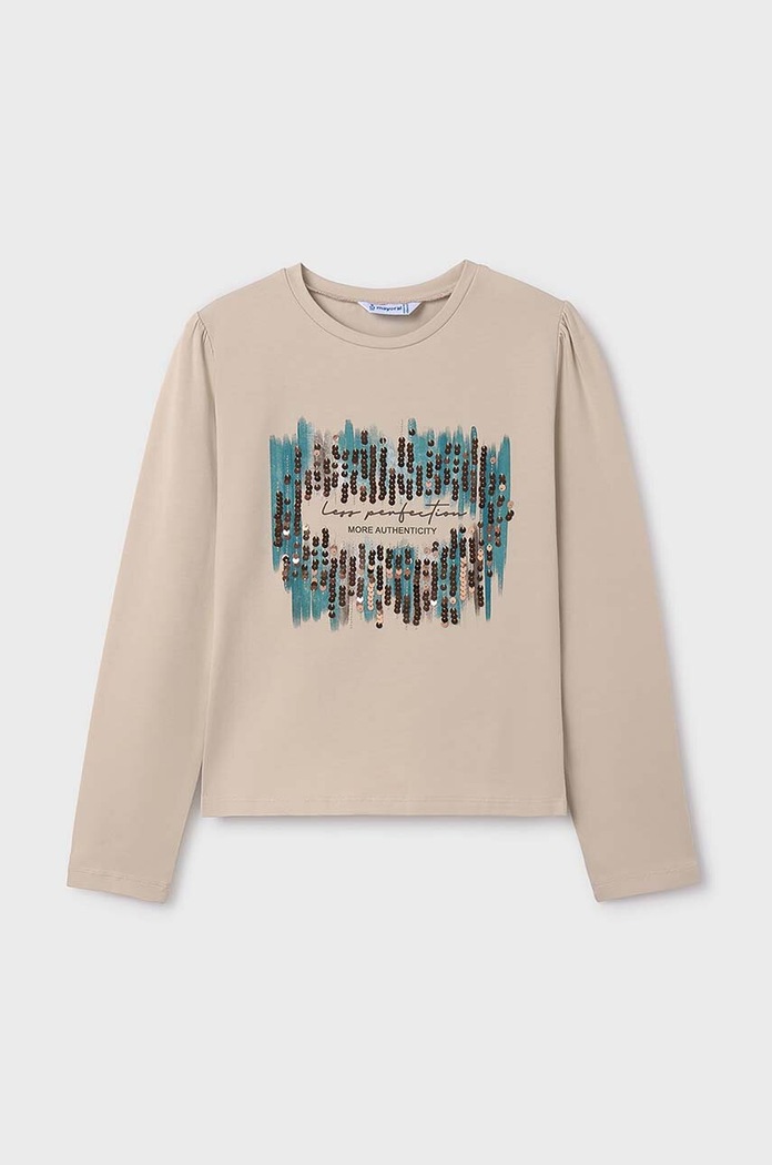 Mayoral longsleeve dziecięcy 7003.8A.Junior.9BYH niebieski AW24