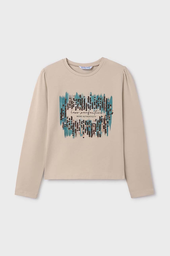 Mayoral longsleeve dziecięcy 7003.8A.Junior.9BYH niebieski AW24