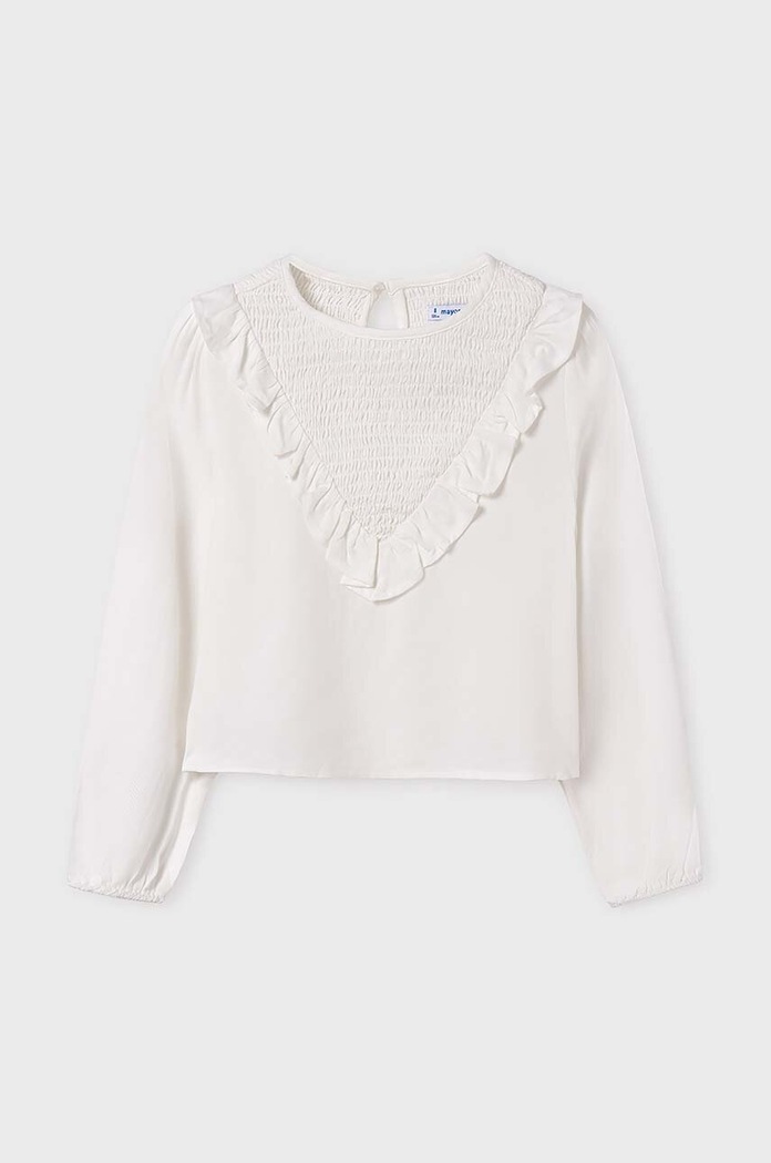 Mayoral Longsleeve copii alb 7190.8C.Junior.9BYH