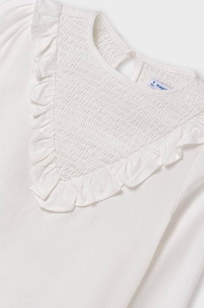 Mayoral Longsleeve copii 7190.8C.Junior.9BYH alb AW24