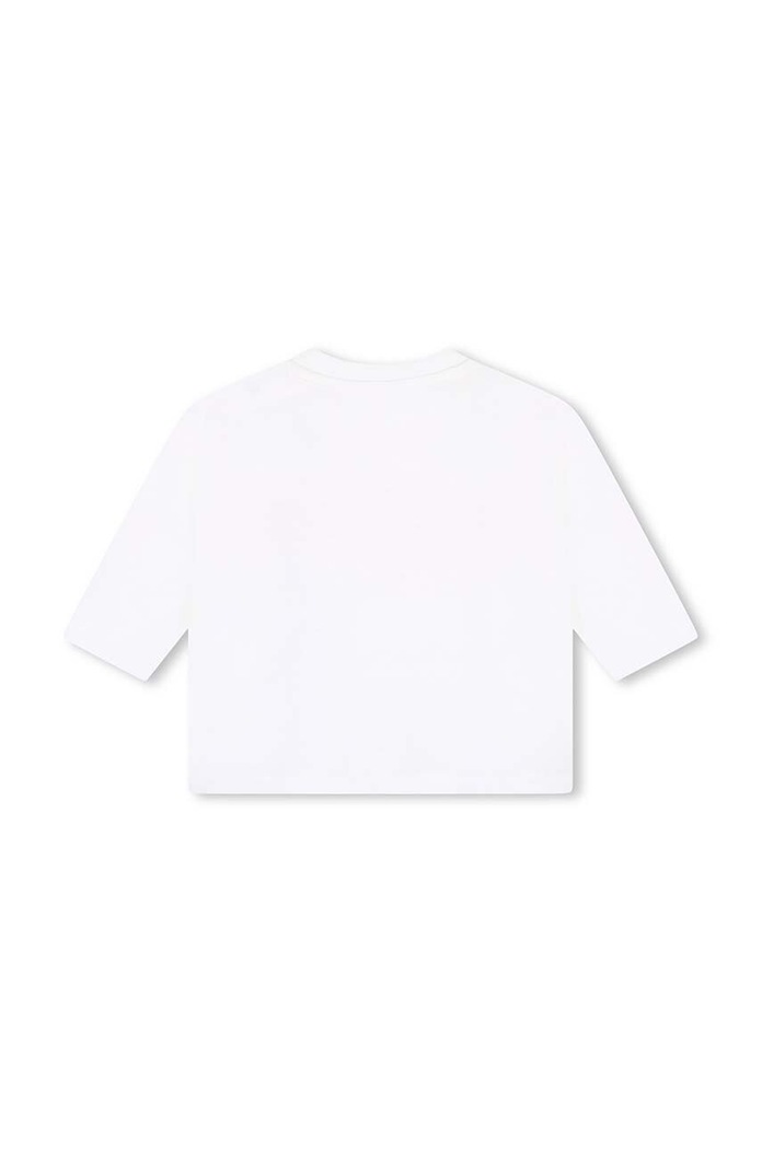 Detská bavlnená košeľa s dlhým rukávom Kenzo Kids K60489.71.81 béžová AW24