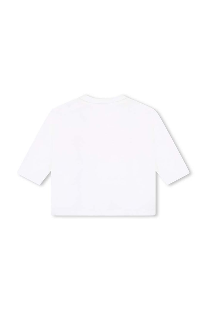 Detská bavlnená košeľa s dlhým rukávom Kenzo Kids K60489.71.81 béžová AW24