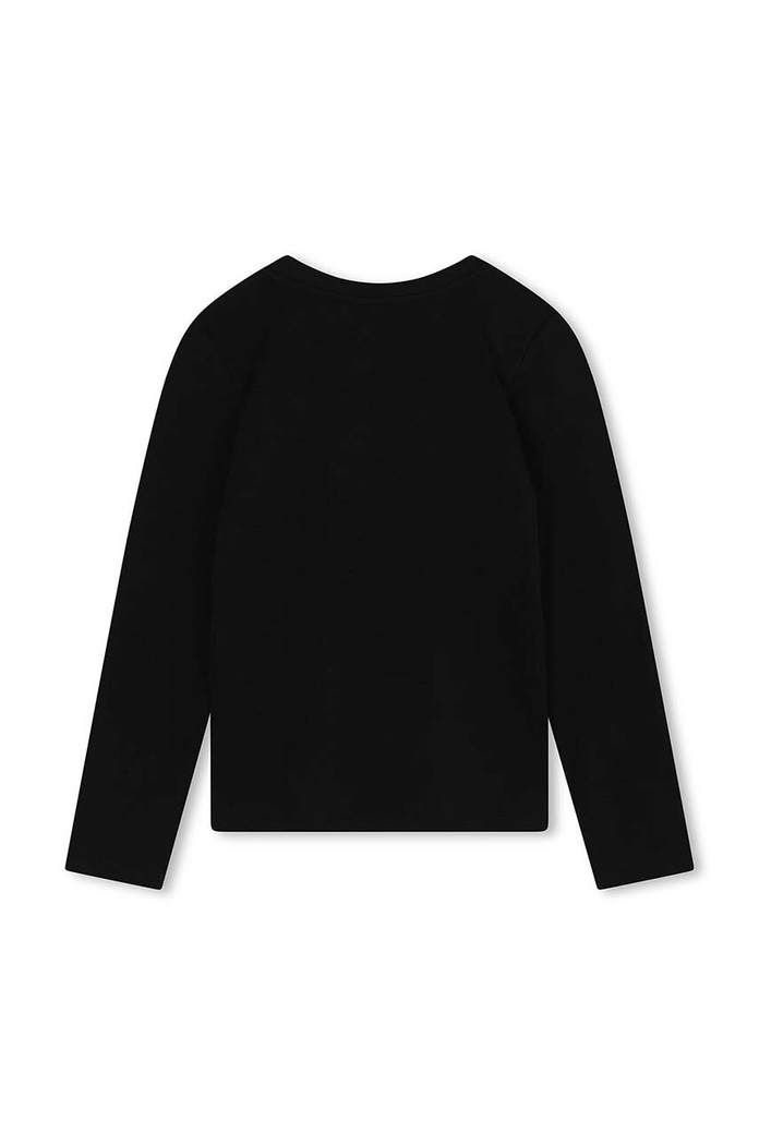 Dječja majica dugih rukava Michael Kors R30138.86.108 crna AW24