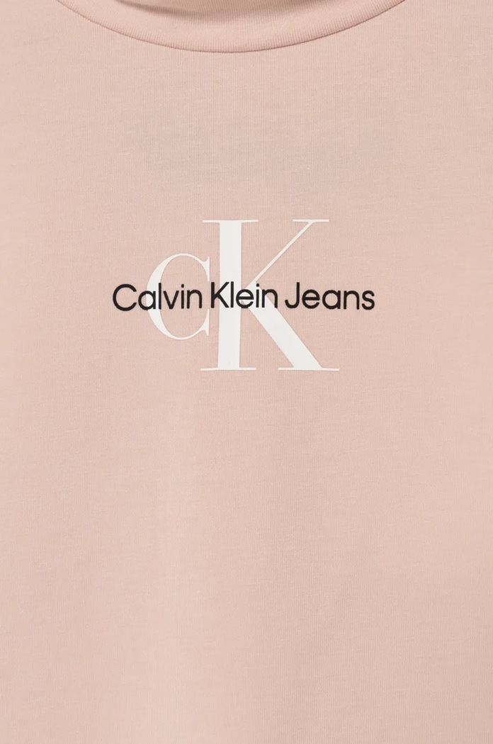 Dziewczynka Calvin Klein Jeans longsleeve dziecięcy IG0IG02811.9BYH. różowy