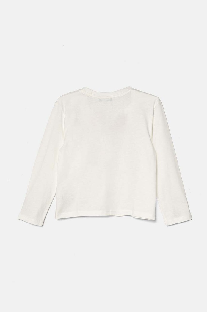United Colors of Benetton Longsleeve bawełniany dziecięcy 3I1XG10FI.P.Seasonal biały AW24