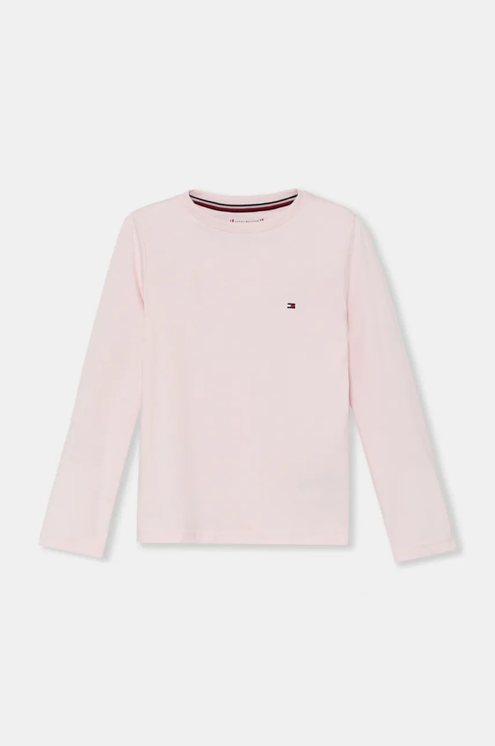 Tommy Hilfiger longsleeve bawełniany dziecięcy 2-pack UG0UG00779.9BYH różowy AW24