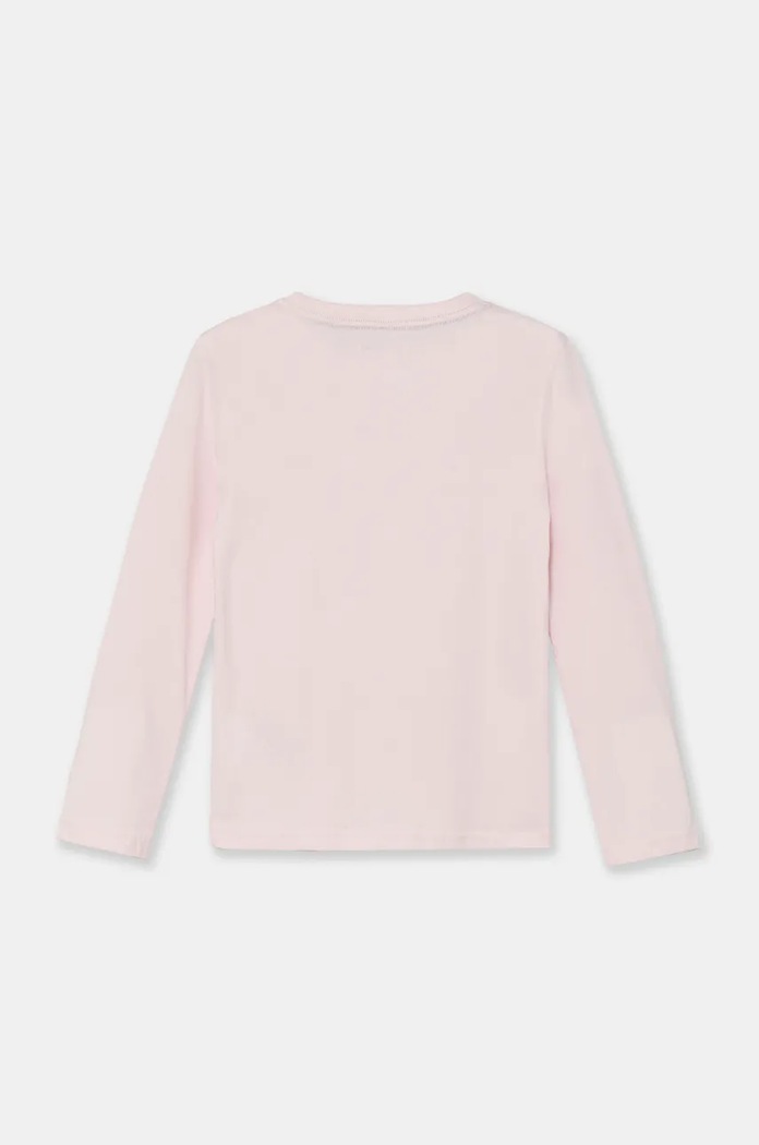 Tommy Hilfiger longsleeve bawełniany dziecięcy 2-pack różowy UG0UG00779.9BYH