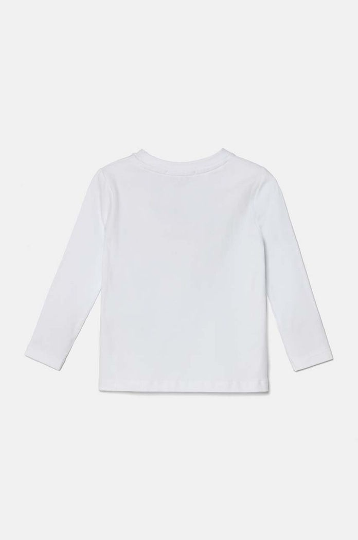 Pinko Up longsleeve copii F4PIBGTH174 alb AW24