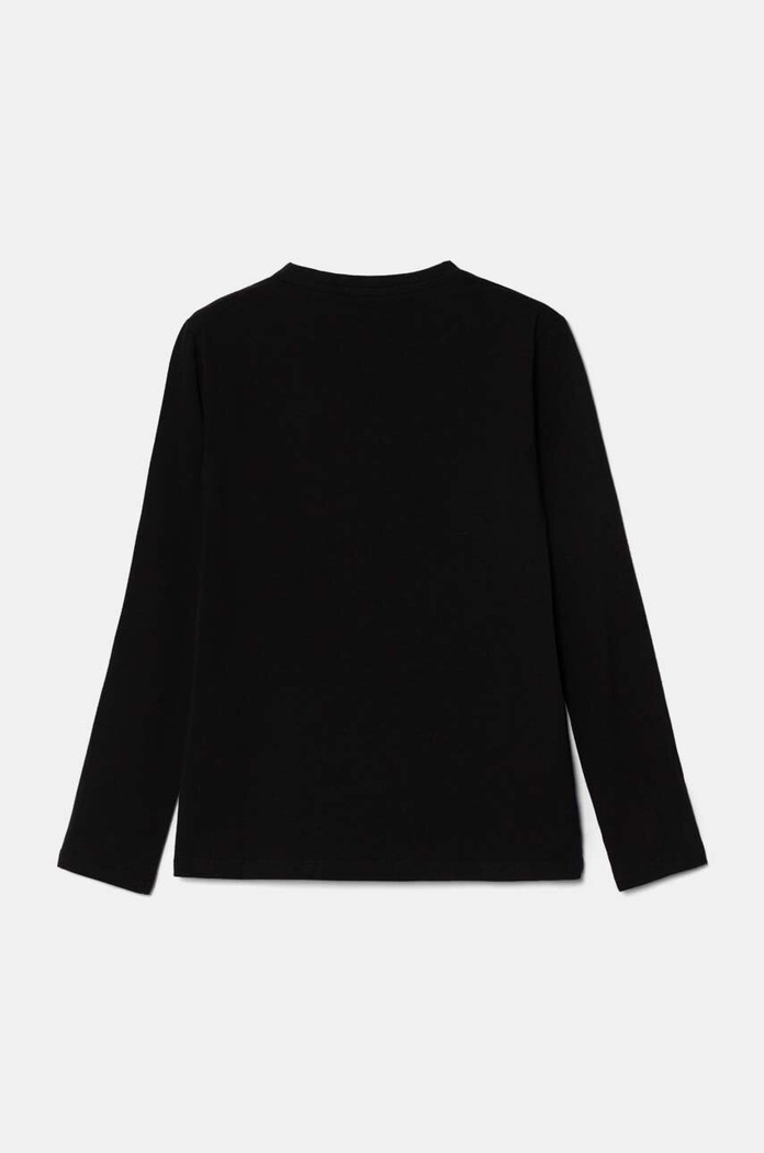 Детска блуза с дълги ръкави Pinko Up F4PIJGTH054 черен AW24