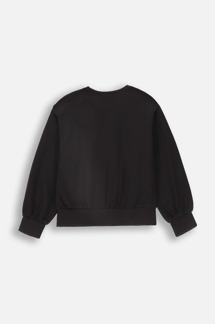 Coccodrillo longsleeve dziecięcy ZC4143102CGK czarny AW24