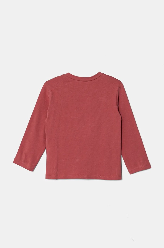 United Colors of Benetton Longsleeve dziecięcy 3P4ZG10FV.P.Seasonal różowy AW24