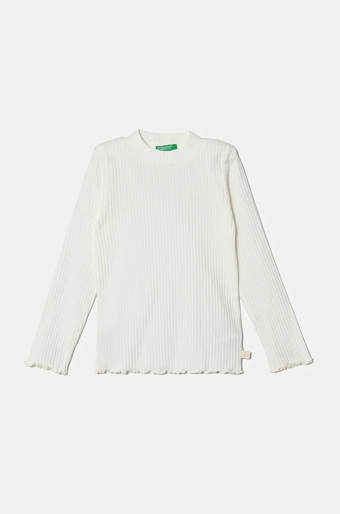 United Colors of Benetton Longsleeve dziecięcy biały 3F1AG200S.P.Seasonal