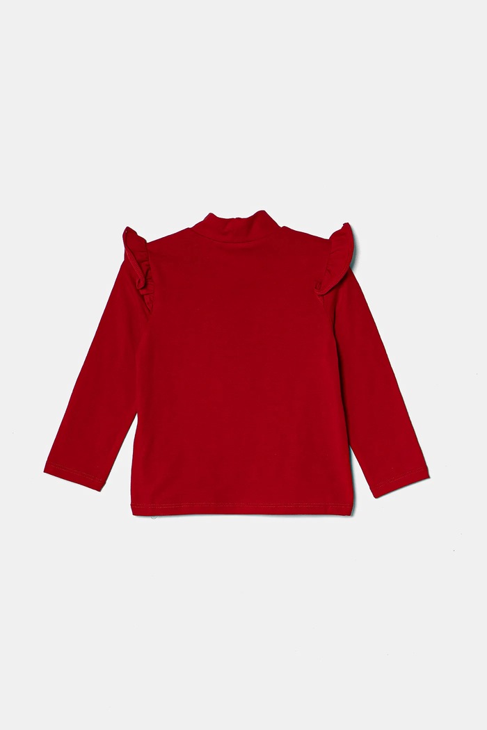 United Colors of Benetton longsleeve 3Q8DG10GG.P.Seasonal czerwony AW24