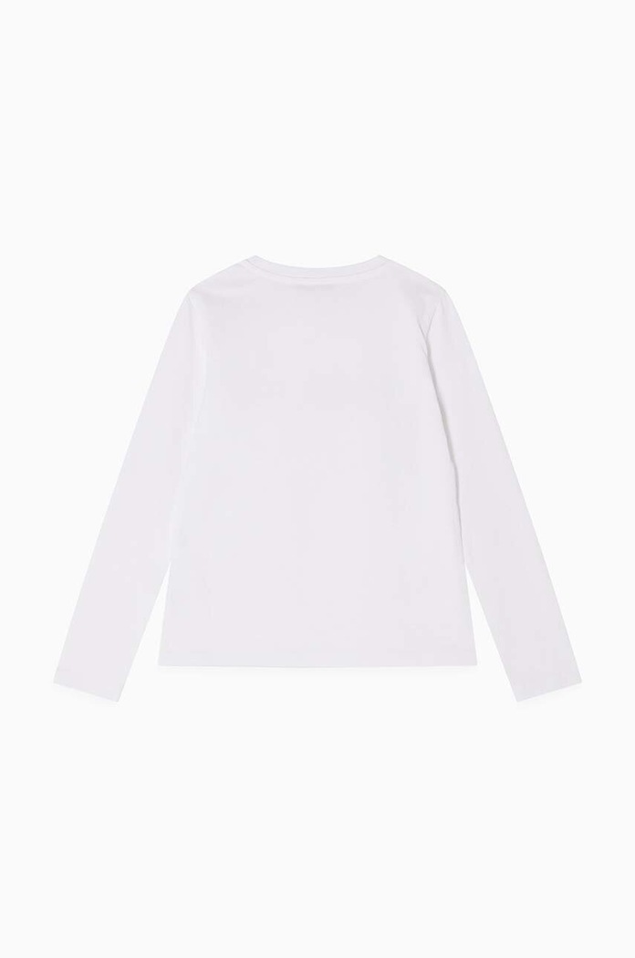 Patrizia Pepe longsleeve copii J061 7M0753 alb AW24