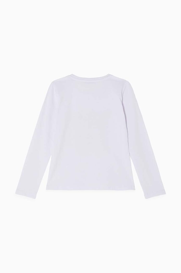 Παιδικό μακρυμάνικο Patrizia Pepe J061 7M0867 λευκό AW24