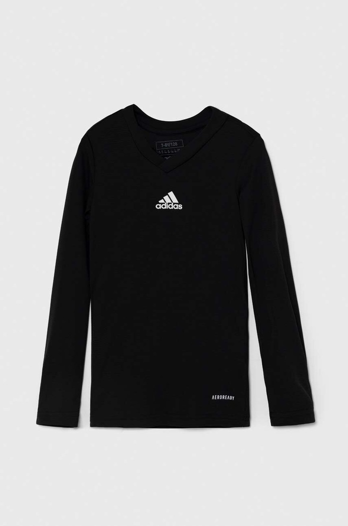 adidas Performance longsleeve dziecięcy TEAM BASE TEE pozostałe czarny GN5710