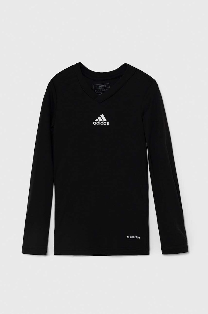 adidas Performance longsleeve dziecięcy TEAM BASE TEE pozostałe czarny GN5710