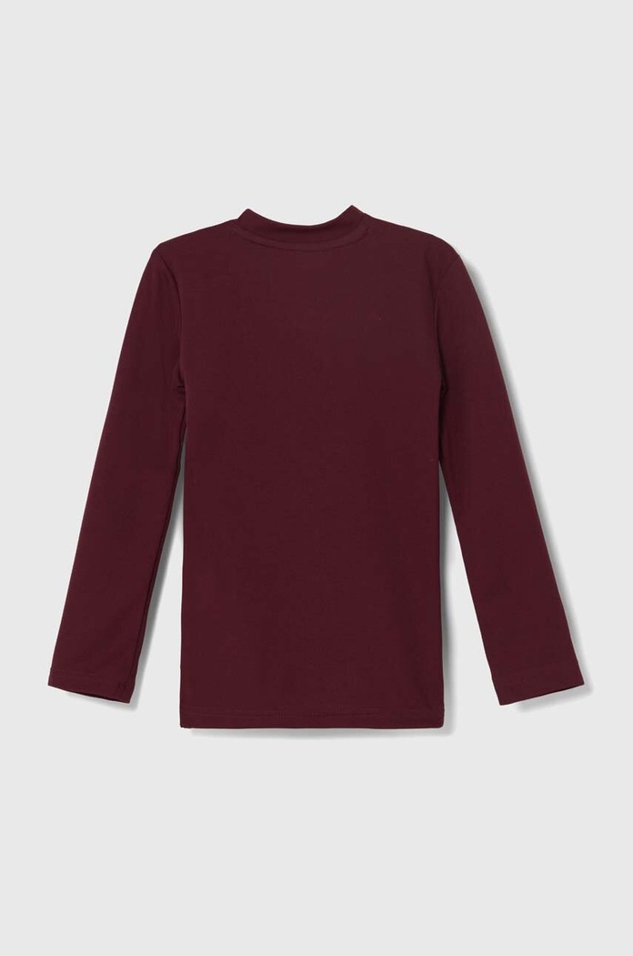Dječja majica dugih rukava adidas Performance TEAM BASE TEE Y GN7510 bordo AW24