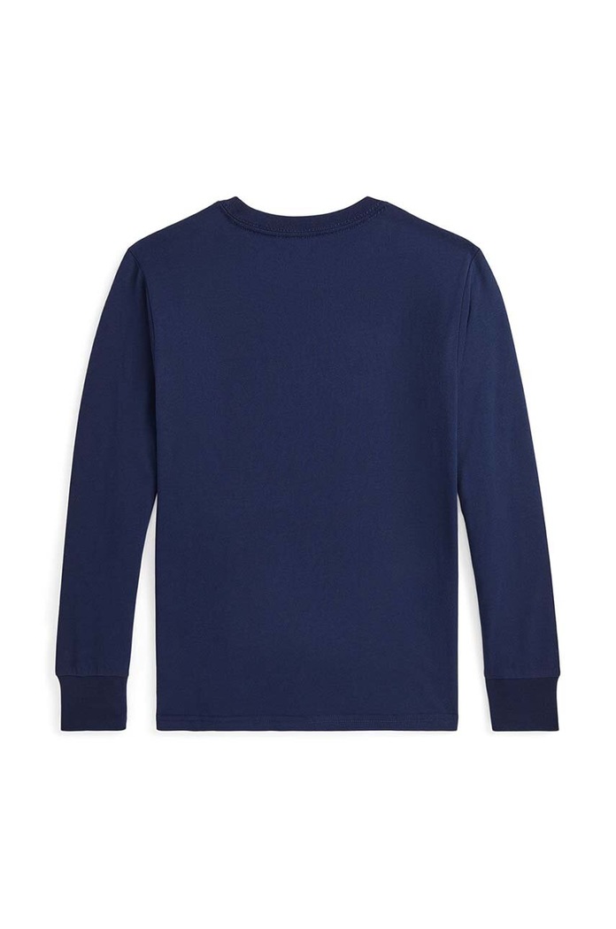 Детска блуза с дълги ръкави Polo Ralph Lauren 323953576001 тъмносин AW24