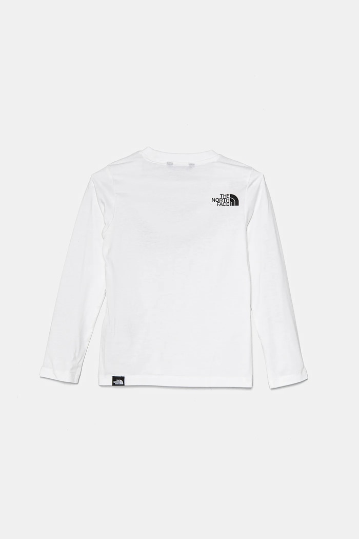 Dětské tričko s dlouhým rukávem The North Face EASL/S TEE NF0A89J2FN41 bílá AW24