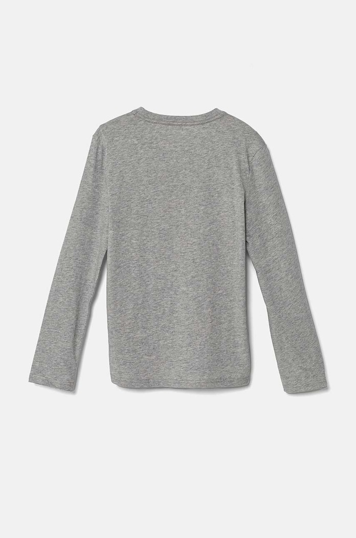 Tommy Hilfiger Longsleeve din bumbac pentru copii 2-pack UK0UK00077.9BYH gri AW24