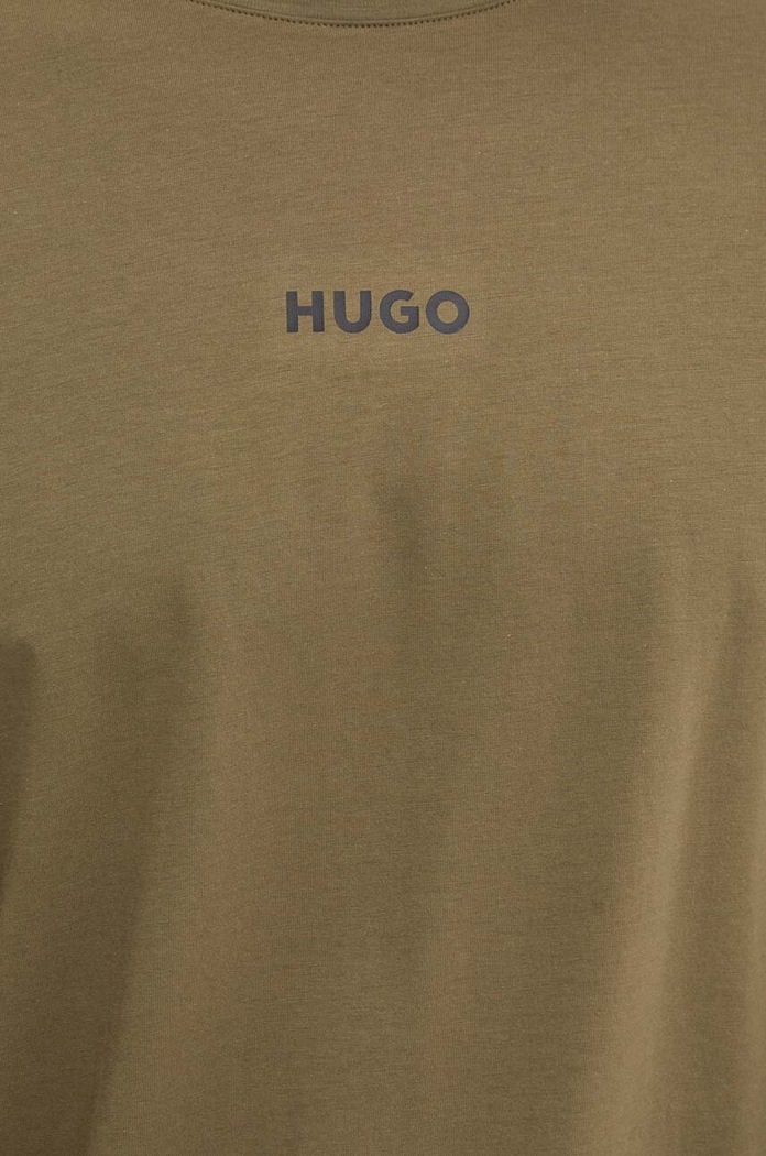 Tričko s dlouhým rukávem HUGO zelená 50522302