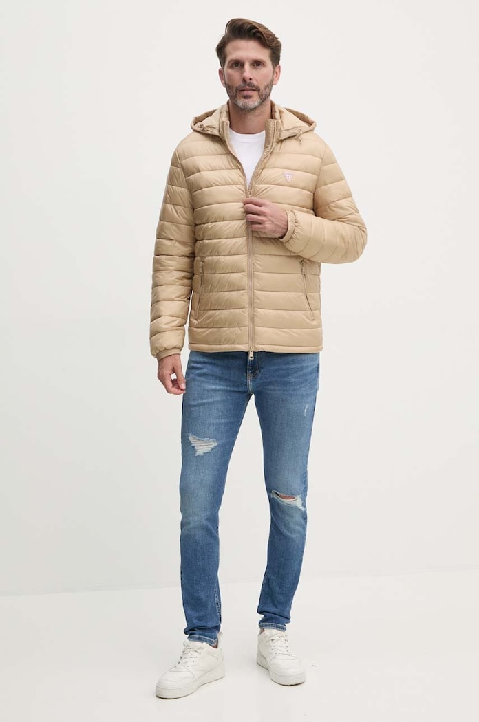 Bavlnené tričko s dlhým rukávom Guess Jeans M4YI54.K8HM0 biela SS26