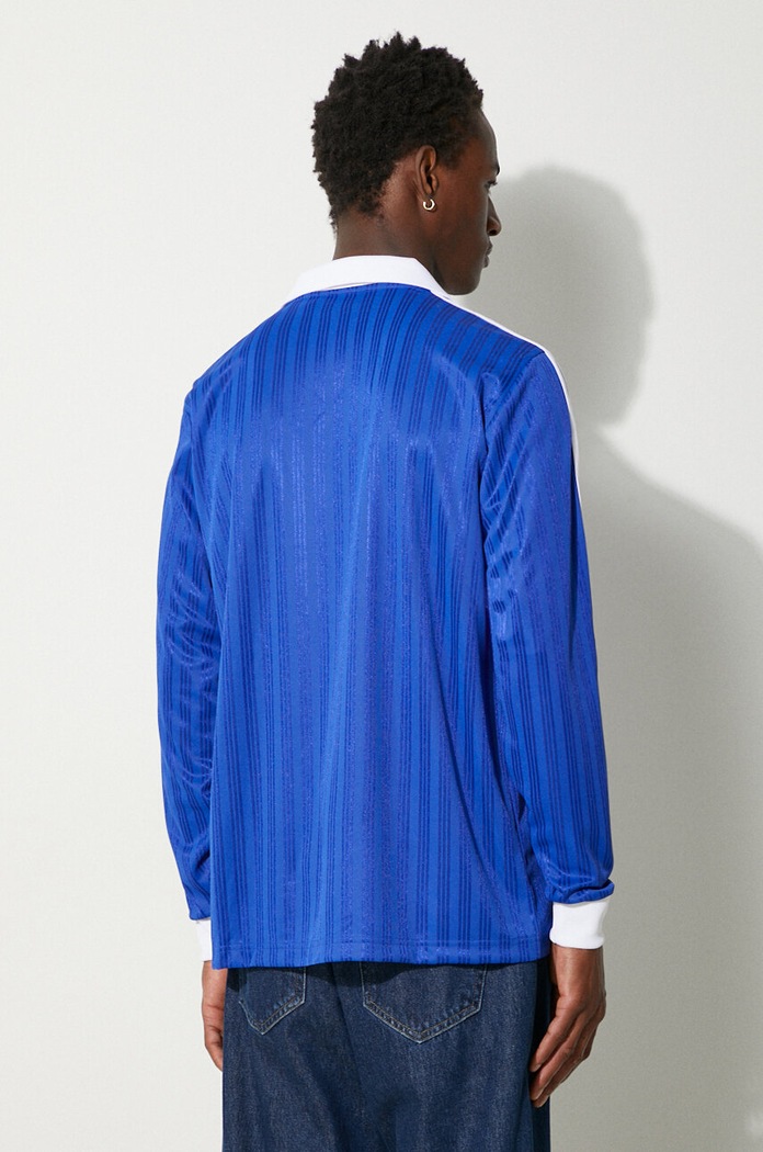 Clothing adidas Originals longsleeve shirt Adicolor Piqué Football Long Sleeve IX5227 blue