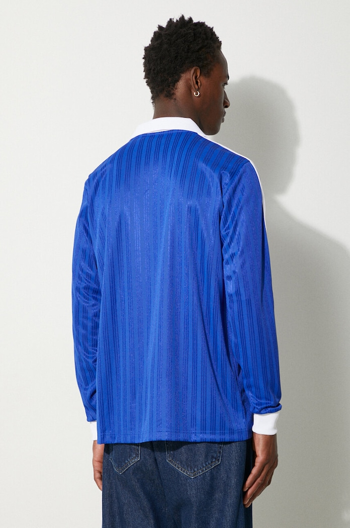Clothing adidas Originals longsleeve shirt Adicolor Piqué Football Long Sleeve IX5227 blue