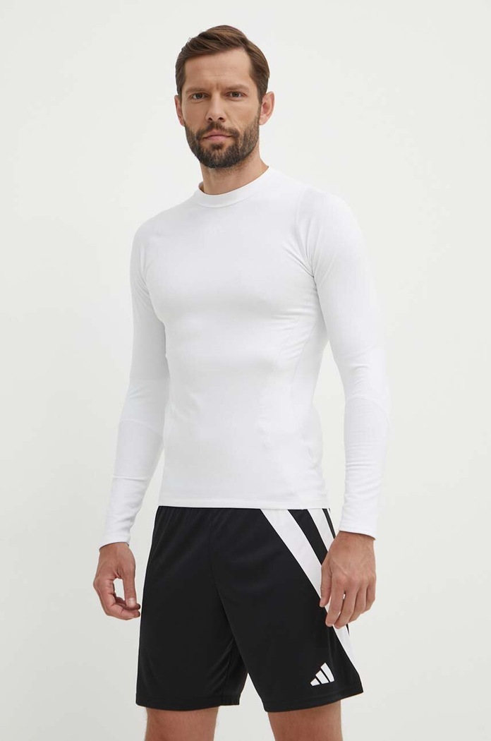 Μακρυμάνικο προπόνησης adidas Performance Techfit λευκό IA1133
