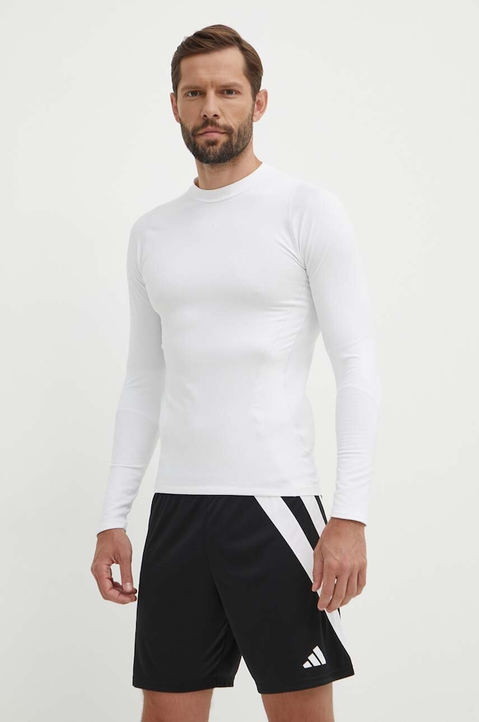 Μακρυμάνικο προπόνησης adidas Performance Techfit λευκό IA1133