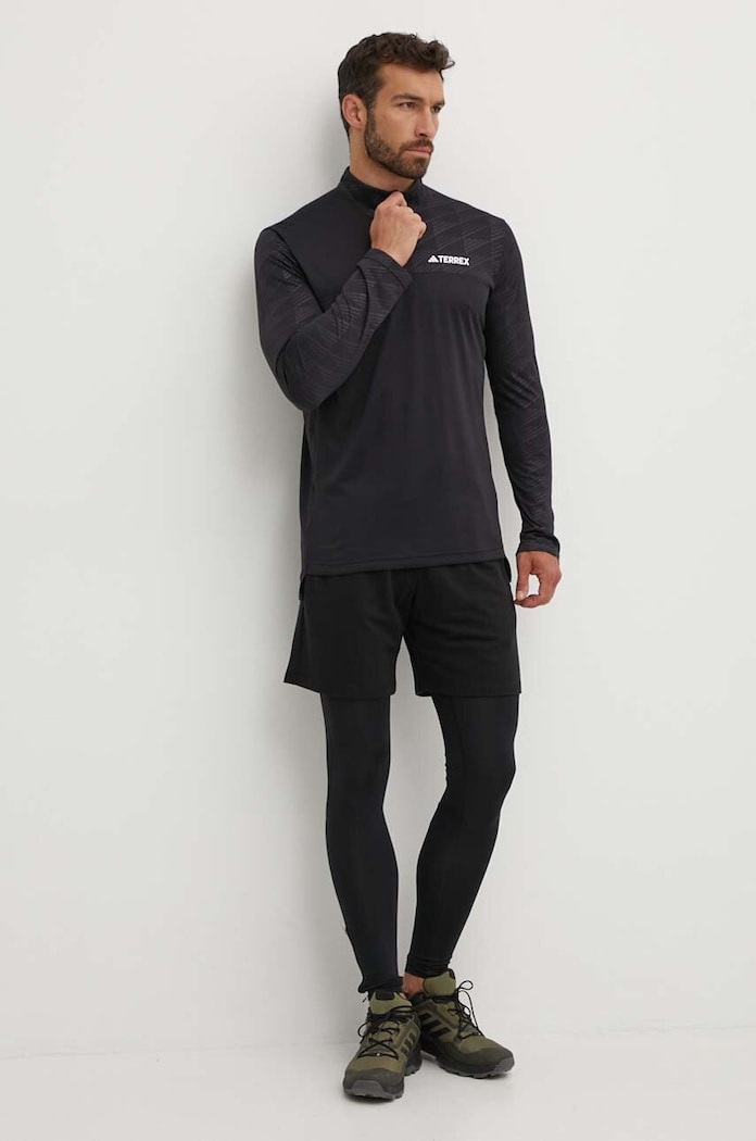 Μπλουζάκι adidas TERREX OUTDOOR HT9501 μαύρο AW24