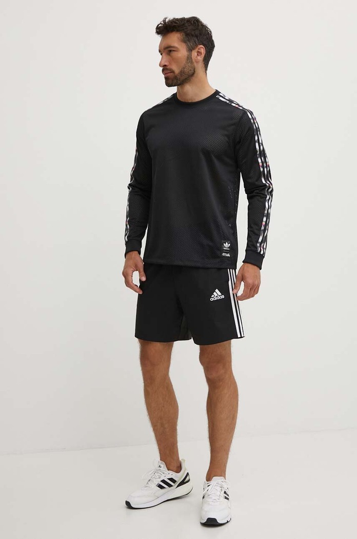 Tričko s dlhým rukávom adidas Originals Pride IZ4893 čierna AW24