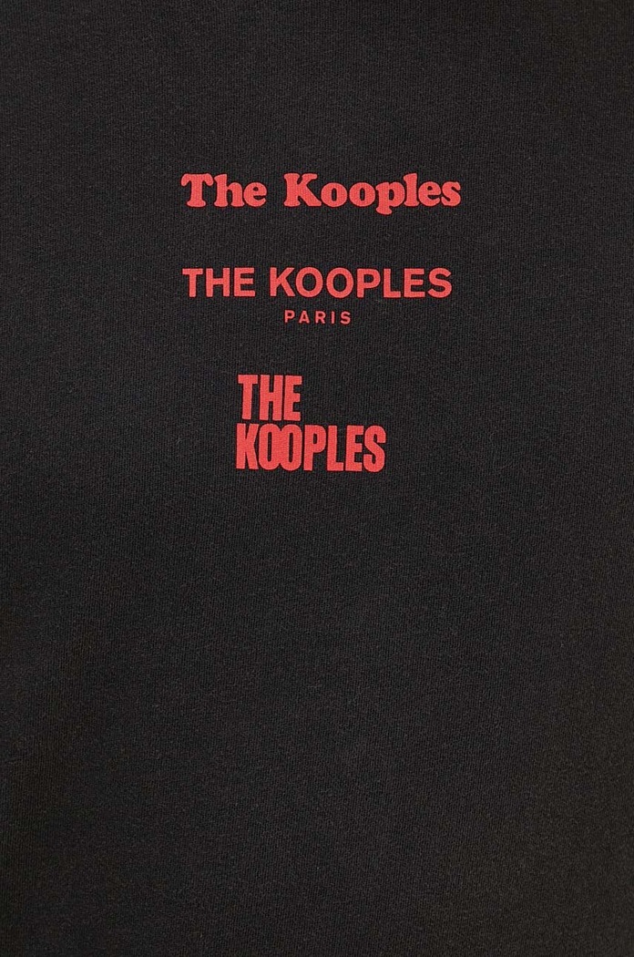 The Kooples bluza bawełniana HTSL29000K czarny
