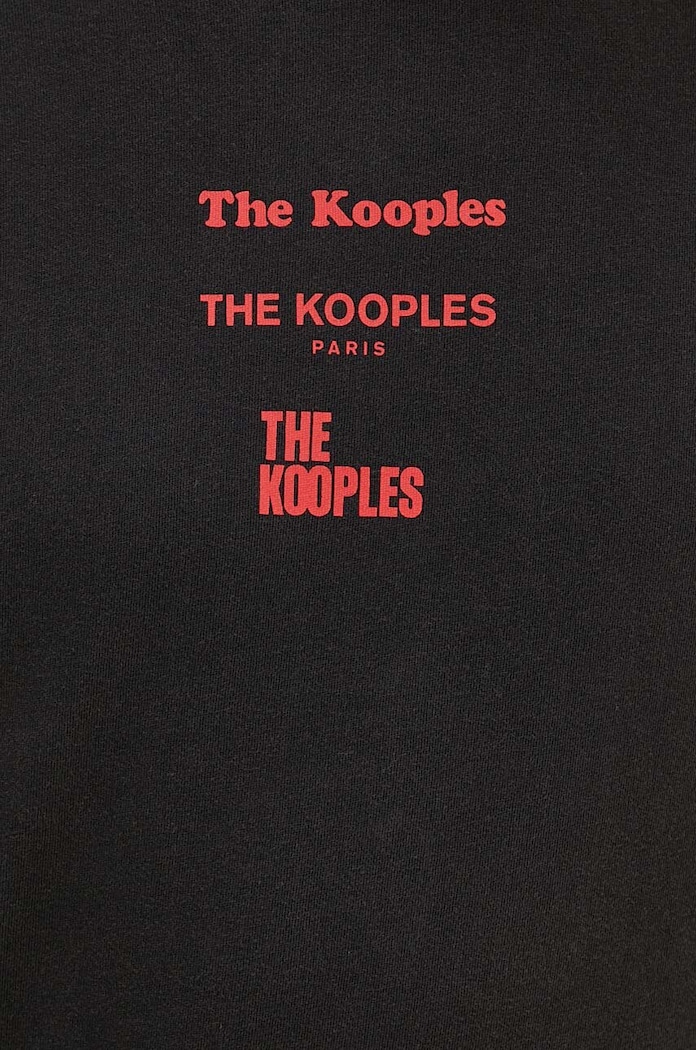 The Kooples bluza bawełniana HTSL29000K czarny