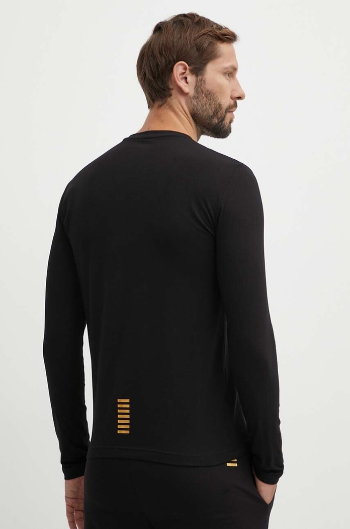 Oblečenie Tričko s dlhým rukávom EA7 Emporio Armani PJVQZ.8NPT28.0208 čierna