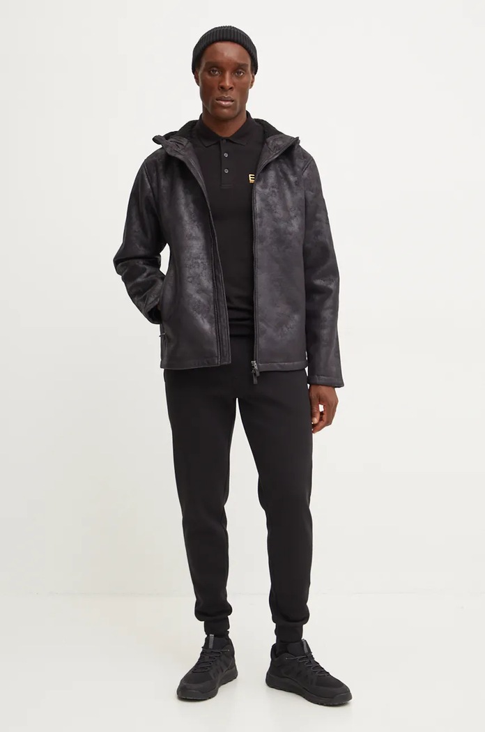 Tričko s dlhým rukávom EA7 Emporio Armani PJVQZ.8NPF15.0208 čierna SS26
