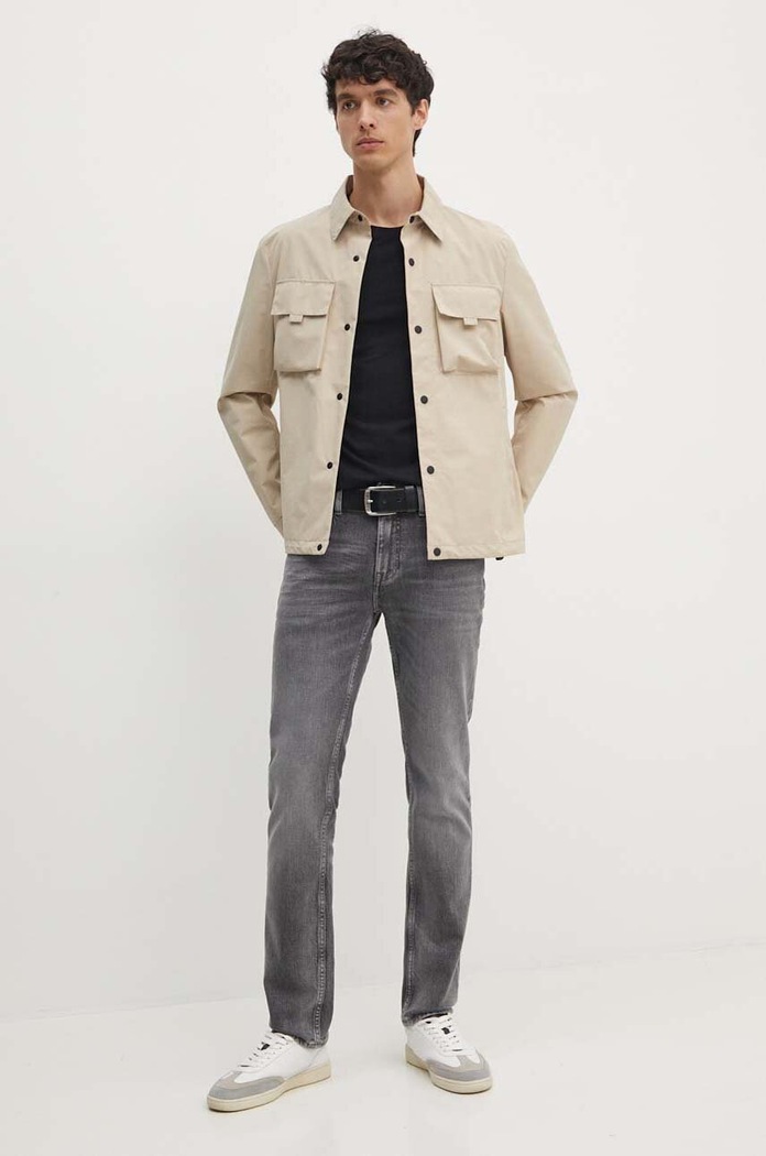 Sisley longsleeve bawełniany 3WF0S1013 czarny SS25