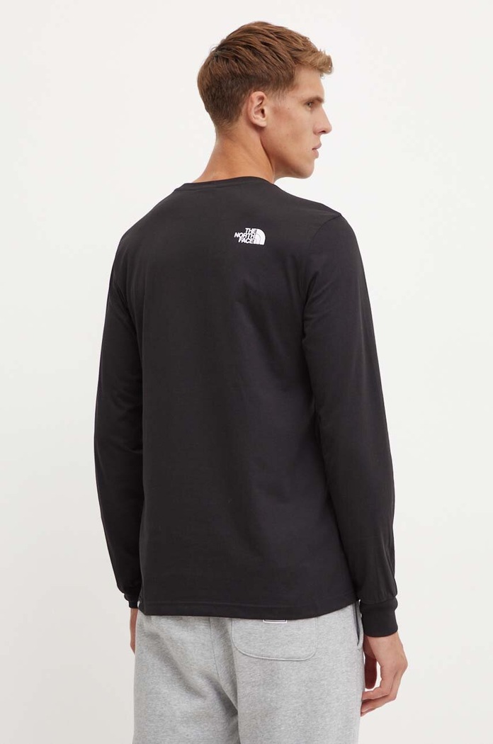 Odzież The North Face longsleeve L/S Fine Tee NF0A8A6PJK31 czarny