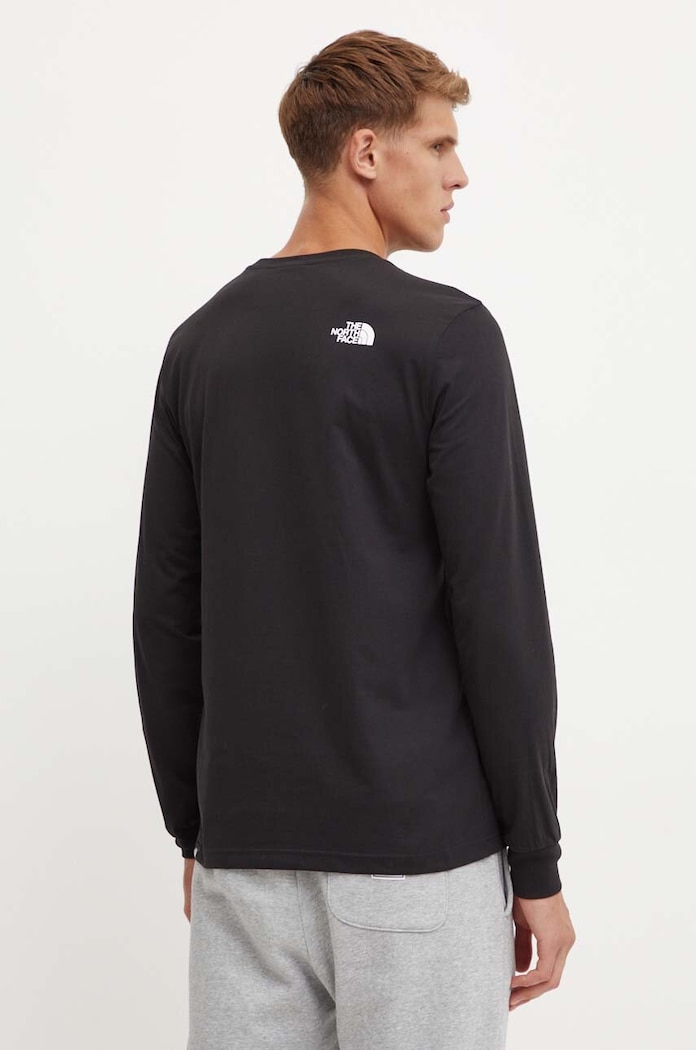 Odzież The North Face longsleeve L/S Fine Tee NF0A8A6PJK31 czarny