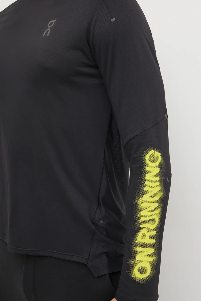 On longsleeve do biegania Performance 1ME30210553 czarny