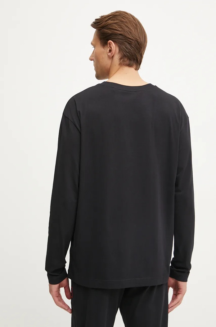 Oblečení Tričko s dlouhým rukávem HUGO Laze Longsleeve 50525229 černá